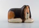 Lisa Larson for K-Studion/Gustavsberg. Dog in glazed ceramics. 20th century.
