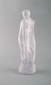 Sevres, France. Nude woman figurine in crystal. 1960