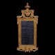 Aabenraa Antikvitetshandel presents: A gilt 18th century Louis XVI mirror. Denmark circa 1780. Size: 80x35cm