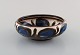 Kähler, Denmark, glazed stoneware bowl in modern design. 1930 / 40