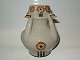 Rare Aluminia Vase with Swans