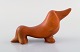 Lisa Larson for K-Studion / Gustavsberg. Dog in glazed ceramics. Late 20th 
century.
