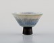 Isak Isaksson, Swedish ceramist. Unique vase in glazed ceramics. Beautiful 
glaze. Dated 1992.
