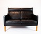 Kupe 2-person sofa - Model 2192 - Black leather - Børge Mogensen - Fredericia 
Furniture - 1970
Great condition
