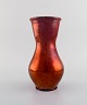 Karl Hansen Reistrup for Kähler. Antik vase i glaseret keramik. Smuk lustre 
glasur. 1890