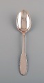 Evald Nielsen number 14 large tablespoon in hammered silver (830). 1920s. 6 pcs 
in stock.
