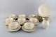Royal Copenhagen Creme Curved tea service for eight people. Mid-20th century.

