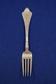 Antique Rokoko Danish solid silver flatware, luncheon forks 17.3cm