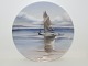 Bing & Grondahl
Plate with sailboat and dinghy from 1902-1914