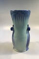 Danam Antik presents: Royal Copenhagen Crystalline vase by Valdemar Engelhardt with 3 Snails No. B314