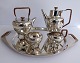 Danam Antik presents: Georg Jensen Sterling Silver Coffee pot Tea Pot, sugar bowl, creamer no 960 and large ...