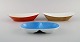 Kenji Fujita for Tackett Associates. Tre skåle i porcelæn. Dateret 1953-56.
