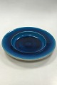Kahler Ceramics Round stoneware Dish with Turquoise Glaze No 152-32