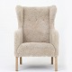 Roxy Klassik presents: Ejner Larsen'Slotsholm' easy chair with matching foot stool in new lambskin.Contact ...