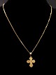 Gold necklace  with Dagmar cross