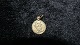 Elegant Pendant in Silver Sagittarius Zodiac 14 Carat Gold