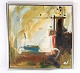 Oil painting, canvas, modern, signed O.L.Great condition