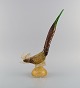 Large Murano sculpture in mouth blown art glass. Exotic bird. 1960s.
