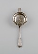 Danish silversmith. Antique silver (830) tea strainer. Dated 1852.
