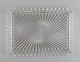 Baccarat, France. Art deco serving dish in clear art glass. 1930s / 40s.
