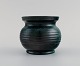 Paul Dresler (1879-1950) for Grotenburg, Germany. Flowerpot / vase in glazed 
stoneware. Beautiful glaze in shades of green. 1930s / 40s.
