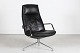Stari Antik & Classic presents: Preben Fabricius & Jørgen KastholmSwivel lounge chairwith black leather