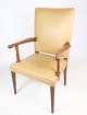 Armchair, Jacob Kjær, mahogany, light leather, 1950
Excellent condition
