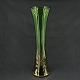Harsted Antik presents: Tall noble green vase from Holmegaard