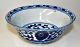 Blue / white bowl, China, 19th century.