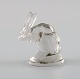 René Lalique (1860-1945), France. Rare and early figure in clear art glass. 
Rabbit. 1920s.
