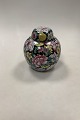 Kinesisk Multi Color Lidded Vase / Bojan