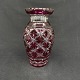 Harsted Antik presents: Fine cut purple crystal vase