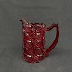 Harsted Antik presents: Red pressed glass cream jug from Fyens Glasværk