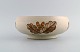 Kähler, HAK. Glazed ceramic bowl with hand-painted leaves and acorns. 1960s.
