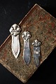 Old bookmarks in silver, stamped... CLICK TO SEE EACH ONE.!