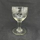 Holmegaard wine glass No. 1 with grinding