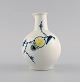 Johannes Hedegaard for Royal Copenhagen. Rare Rimmon jug / vase in hand-painted 
porcelain. Dated 1967. Model number 46/14816.
