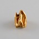 Ole Lynggaard, Danish goldsmith. Modernist vintage ring in 18 carat gold. 
1960/70s.
