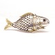 Silver vinaigrette in the shape of a fish. Friedrich ...