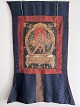 Shakti Thangka - Asian Buddhist / Hindu Thangka 
painting mounted in hand-stitched cloth, 20th 
century