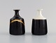 Two Arabia vases in glazed stoneware. Finnish design, 1960s/70s.
