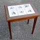 Small oak tile table, 20th century with 6 tiles from ...