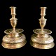 Antik Damgaard-Lauritsen presents: Baroque brass candlesticks, Germany 1732