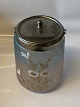 Biscuit bin with lid
Height 16.5 cm
