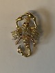 Scorpio pendant in 14 carat gold
Stamped 585
Height 19.68 mm