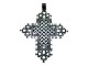 Antik K presents: SilverExtra large pendant - Cross