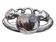 Antik K presents: Danish silverLarge Art Nouveau brooch with large moon stone from 1900