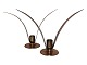 Antik K presents: Ystad-Metall SwedenPair of The Lily brass candle light holders