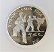 Nord Korea. Olympiaden 2004. Sølvmønt 7 Won  fra 2002. Diameter 38 mm.