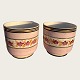 Earthenware plant pots with flowers and pink glaze
*DKK 975 for the set